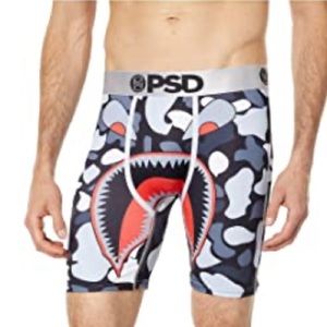 PSD MENS Warface Oakland Boxer Briefs, Black, S